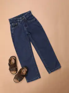 V-Mart Girls Mid Rise Clean Look Cotton Jeans