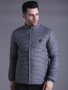 SQUIREHOOD Mock Collar Puffer Jacket