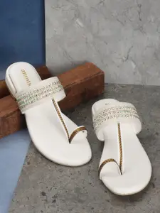 Anouk Embellished Block Heels