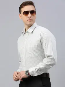 ZEDD Classic Striped Cotton Formal Shirt