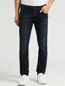 Pepe Jeans Men Vapour Tapered Fit Clean Look Stretchable Jeans