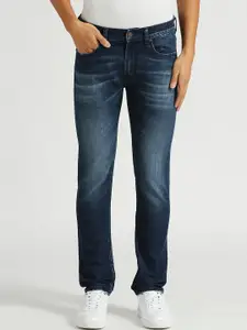 Pepe Jeans Men Vapour Tapered Fit Low-Rise Heavy Fade Stretchable Jeans