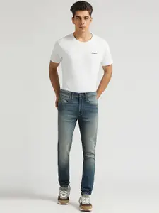 Pepe Jeans Men Gymindigo Chinox Skinny Fit Clean Look Heavy Fade Stretchable Jeans