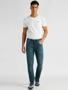Pepe Jeans Men Chinox Super Skinny Fit Light Fade Stretchable Jeans