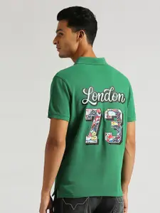 Pepe Jeans Ryley Varsity Printed Polo Collar Pure Cotton T-shirt