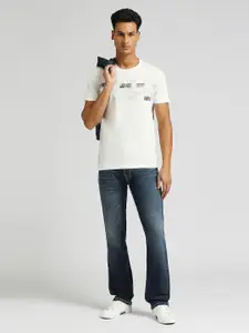 Pepe Jeans Vasco Typography Printed Slim Fit Pure Cotton T-shirt