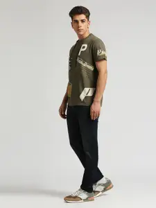 Pepe Jeans Silvester Typography Printed Pure Cotton Slim Fit T-shirt