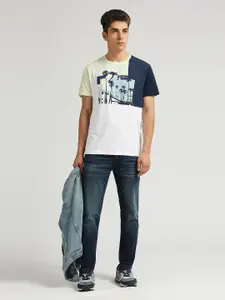 Pepe Jeans Gabriel Graphic Printed Pure Cotton Slim Fit T-shirt