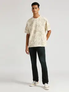 Pepe Jeans Wally Abstract Printed Pure Cotton Oversized T-shirt