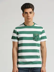 Pepe Jeans Tubby Sr Striped Pure Cotton Slim Fit T-shirt