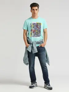 Pepe Jeans Montana Graphic Printed Pure Cotton Slim Fit T-shirt