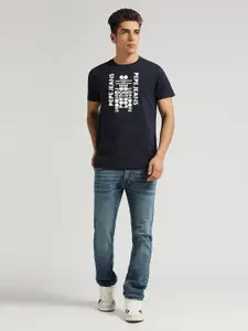 Pepe Jeans Warner Typography Printed Slim Fit Pure Cotton T-shirt