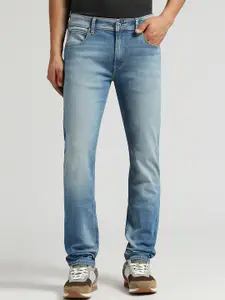 Pepe Jeans Men Vapour Slim Fit Mid-Rise Light Fade Powerflex Stretchable Jeans
