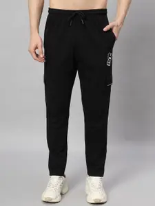 GRIFFEL Men Mid Rise Cotton Relaxed Fit Track Pants
