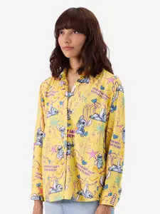 The Souled Store Opaque Graphic Printed Casual Shirt