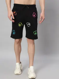 GRIFFEL Men Printed High-Rise Shorts
