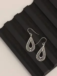 LeCalla 925 Sterling Silver Plated Contemporary Drop Earrings