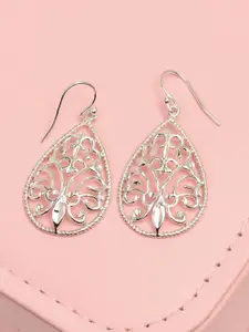 LeCalla 925 Sterling Silver Rhodium-Plated Drop Earrings
