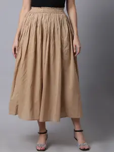 UnaOne Pure Cotton Flared Maxi Skirts