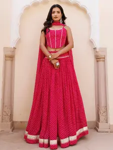 Ragavi Printed Ready to Wear Lehenga & Blouse With Dupatta