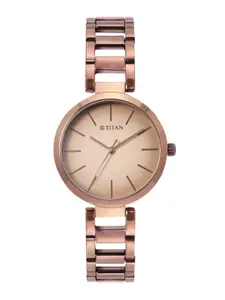 Titan Women Purple Analogue Watch 2480QM01