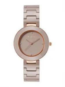 Titan Women Purple Ceramic Analogue Watch 95189KC07