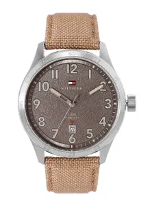 Tommy Hilfiger Men Forrest Leather Strap Analogue Watch TH1710561