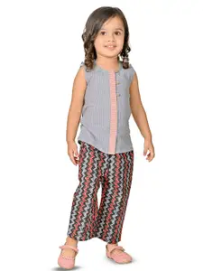 Tiny Bunnies Girls Top with Trousers