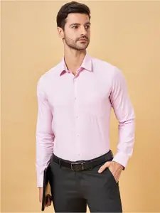 BYFORD by Pantaloons Cotton Spread Collar Long Sleeves Slim Fit Opaque Formal Shirt