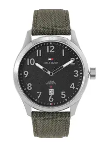 Tommy Hilfiger Men Forrest Leather Strap Analogue Watch TH1710593