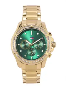 Tommy Hilfiger Women Brooklyn Bracelet Style Analogue Watch TH1782614-Green