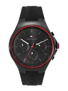 Tommy Hilfiger Men Justin Textured Straps Chronograph Watch TH1792056