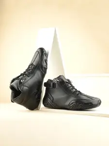 KARADDI Black Confortable & Lightweight Casual Shoes