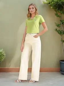 U.S. Polo Assn. Women V-Neck Cotton T-shirt