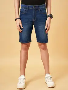 SF JEANS by Pantaloons Men Washed Denim Shorts