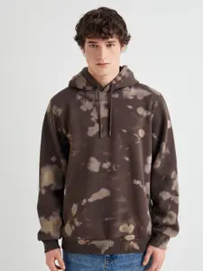 Koton Abstract Printed Hooded Pullover