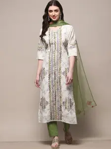 Biba Embroidered Pure Cotton Unstitched Dress Material