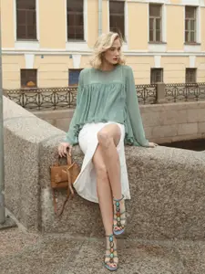 Saint G Embellished Leather Stiletto Heels