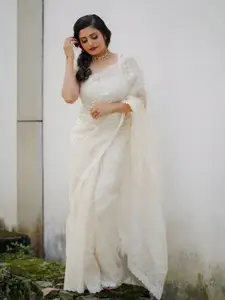 Anouk Ethnic Motifs Embroidered Saree