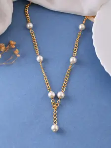 Silvermerc Designs Brass Gold-Plated Necklace