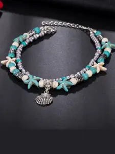 EL REGALO Beaded Layered Anklet