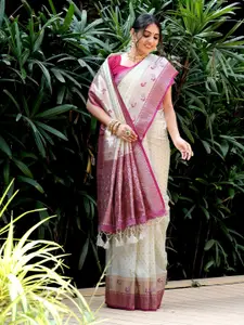 Kandora Woven Design Zari Pure Silk Paithani Saree
