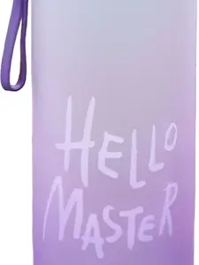 WELOUR Purple Printed Water Bottle 500ml
