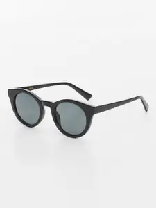MANGO Women Round Sunglasses with UV Protected Lens