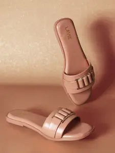 Lavie No Back Strap Open Toe Flats