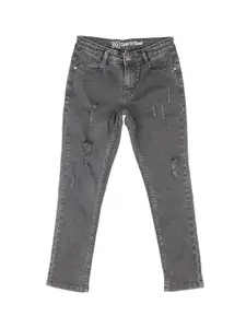 Knit N Knot Boys Slim Fit Mildly Distressed Stretchable Jeans