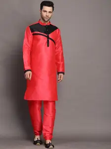 Utsav Fashion Art Silk Straight Kurta with Churidar