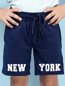 NUSYL Boys Mid-Rise Cotton Denim Shorts