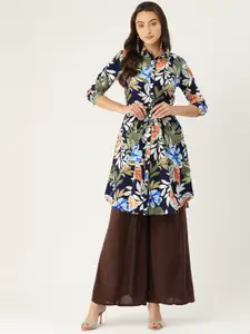 Monte Carlo Floral Printed Kurta