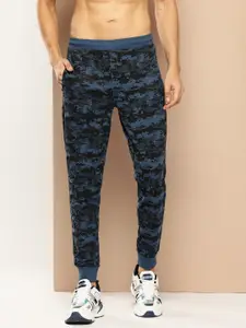 Alcis Athleisure Men Camouflage Printed Slim-Fit Sports Joggers